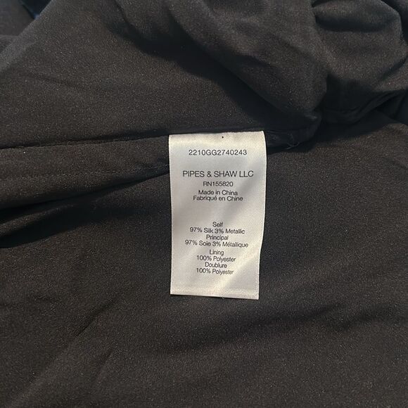 NWT Veronica Beard sz 6 Kailani metallic floral top silk paisley - Picture 9 of 9